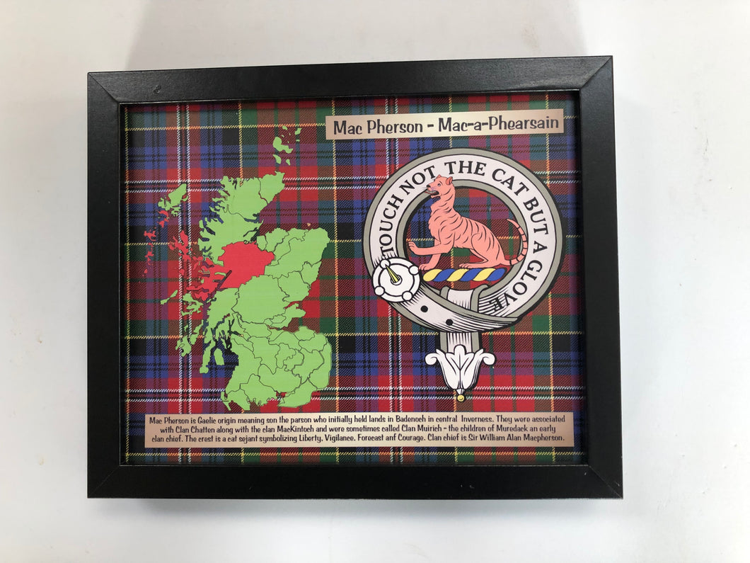 Scottish Clan 8x10 Print